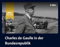 Charles de Gaulle in Münsingen